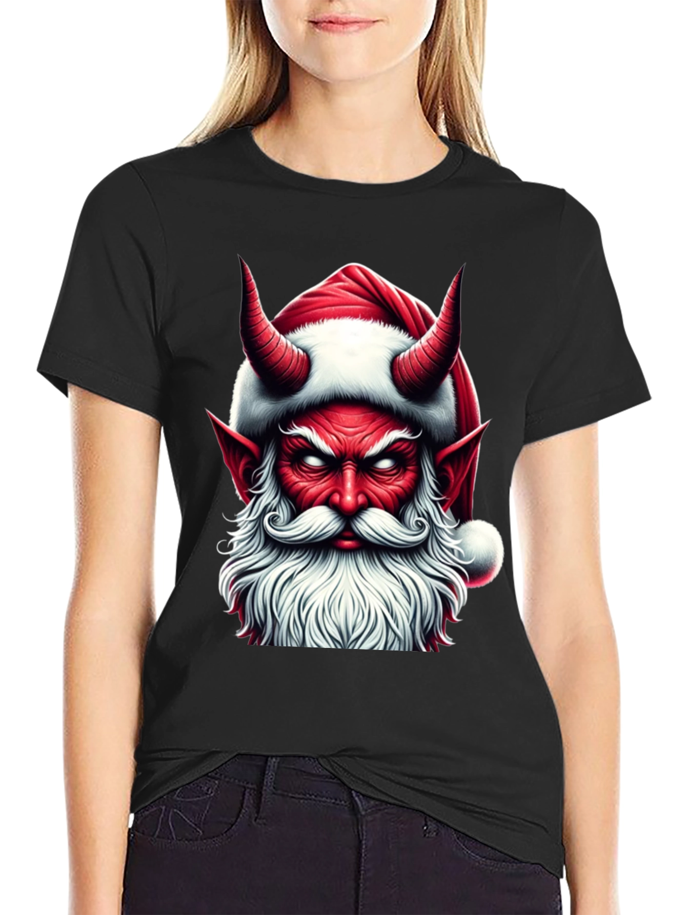 Devil Santa Graphic T-Shirt