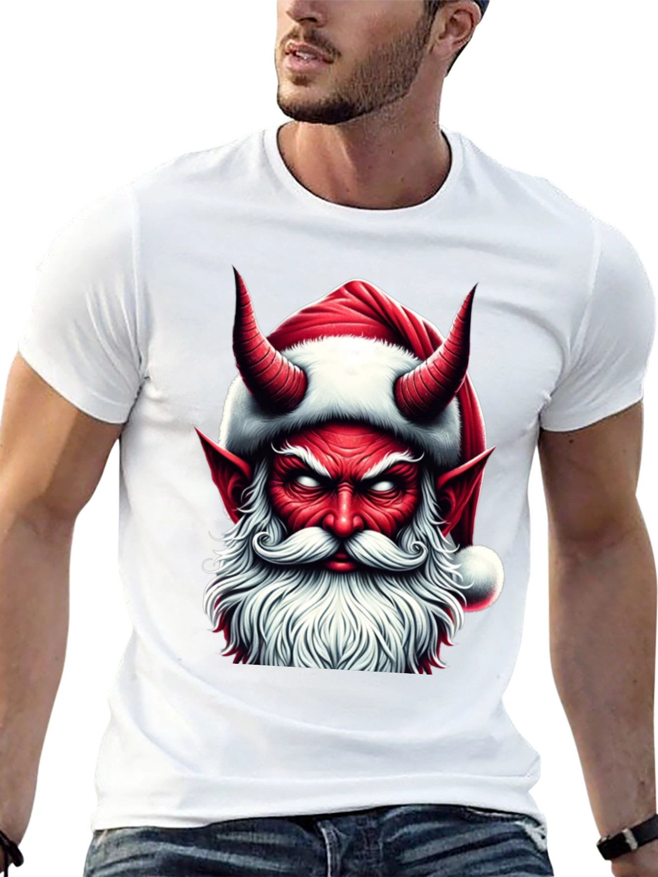 Devil Santa Graphic T-Shirt