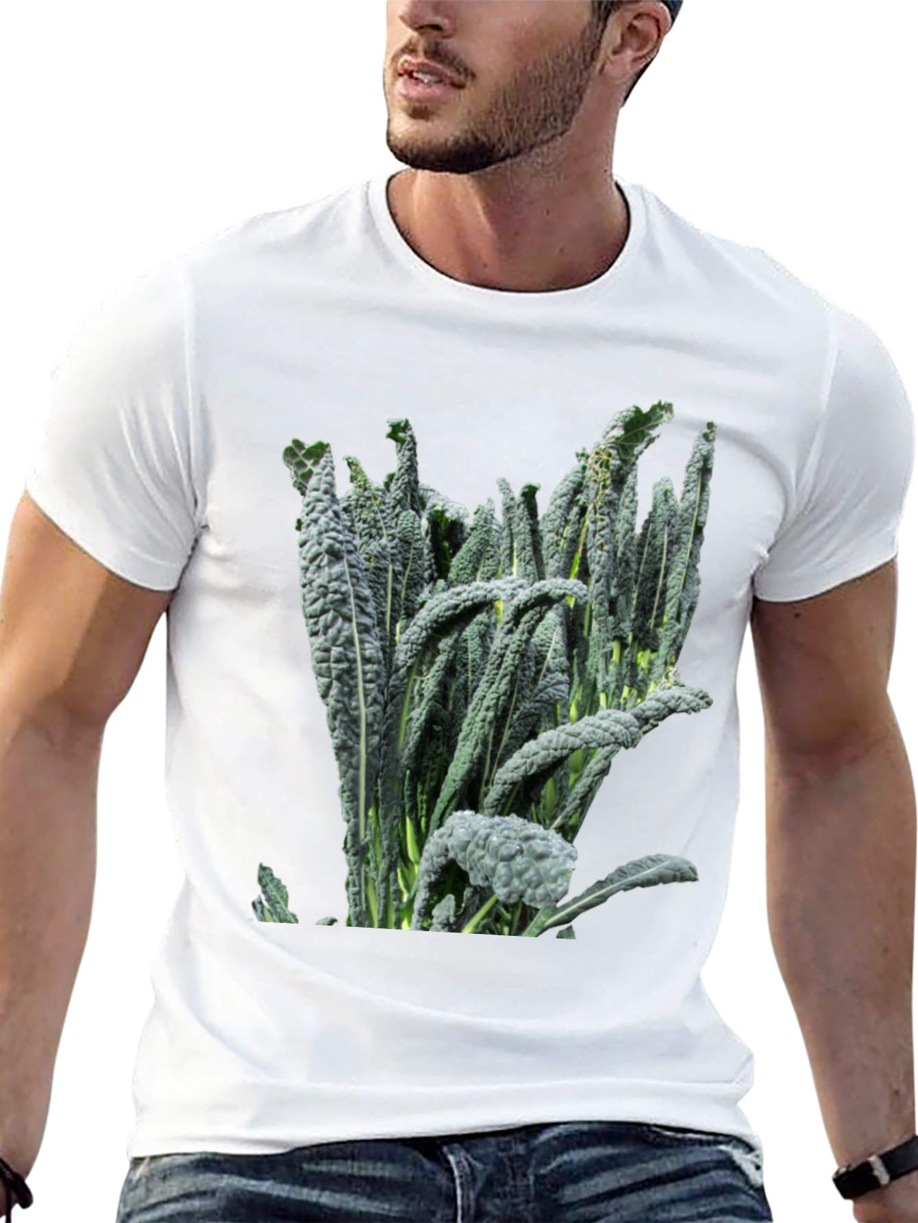 Kale Graphic Black T-Shirt