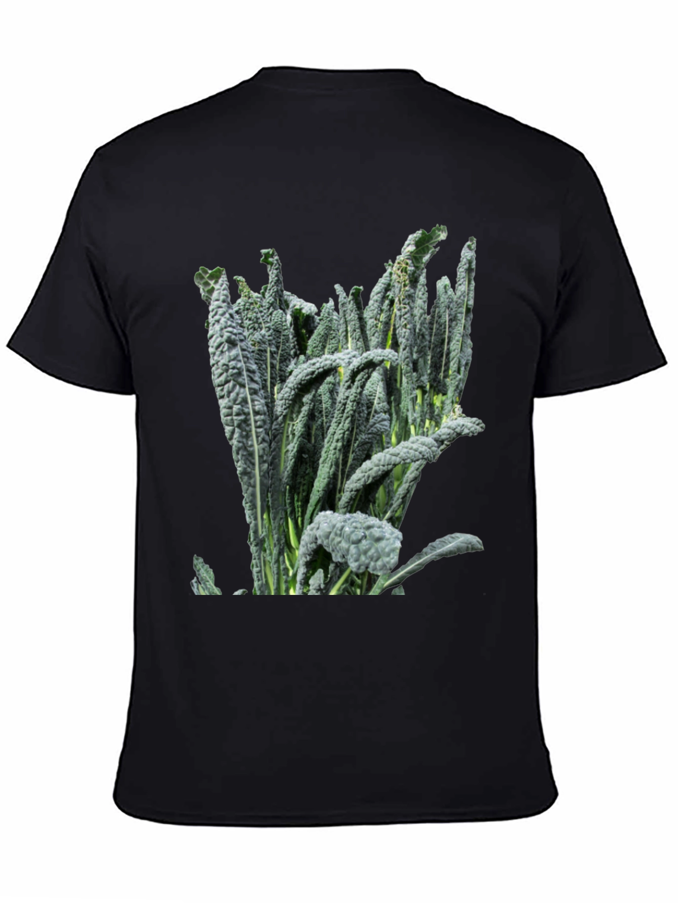 Kale Graphic Black T-Shirt
