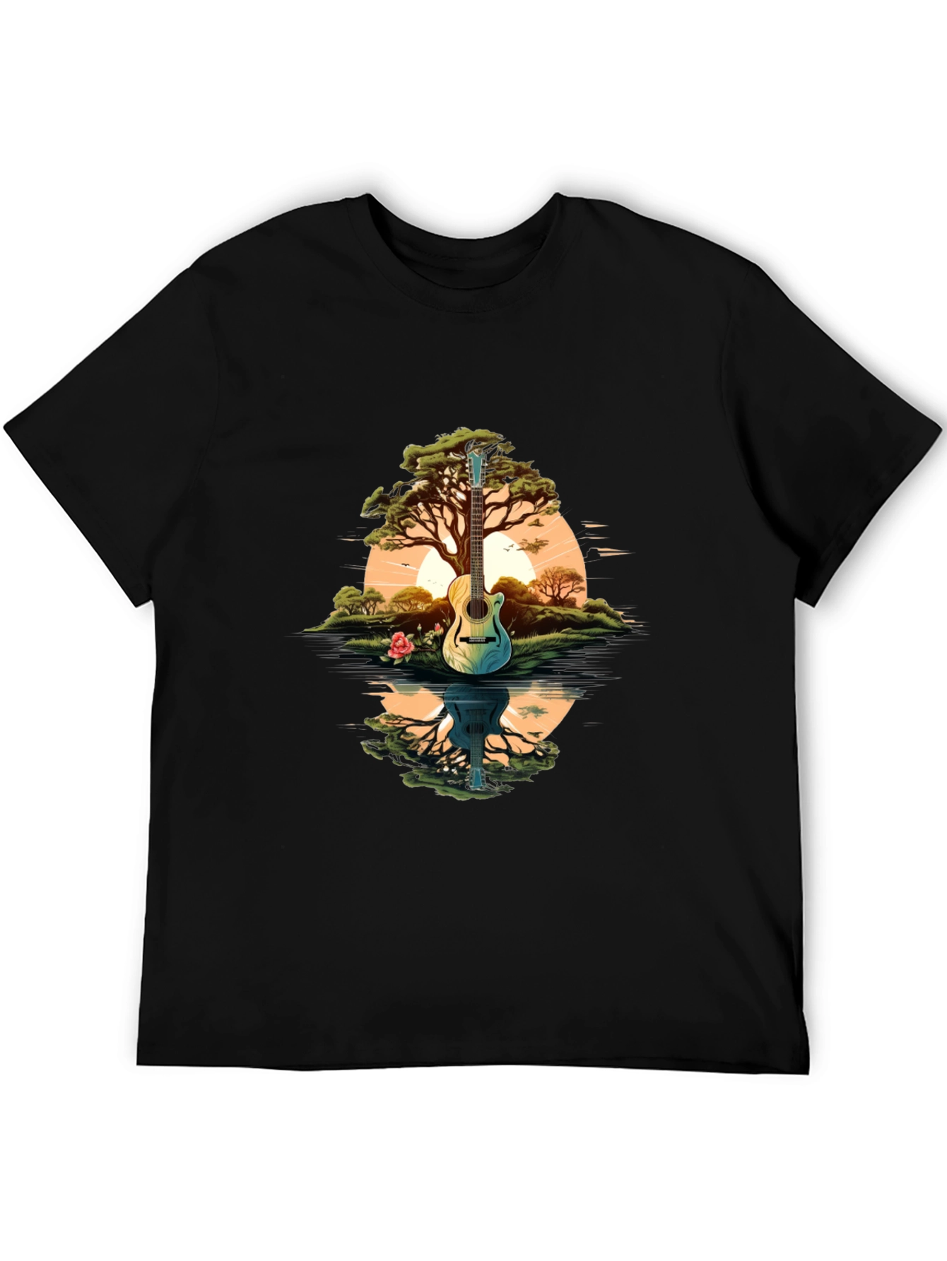 Nature Guitar Graphic Tee