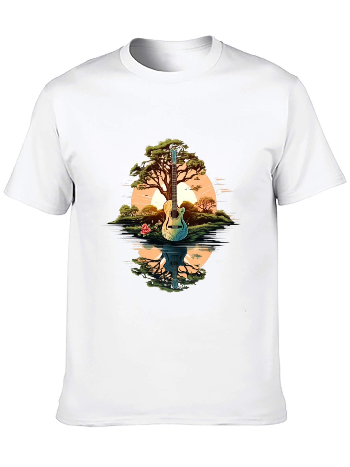 Nature Guitar Graphic Tee