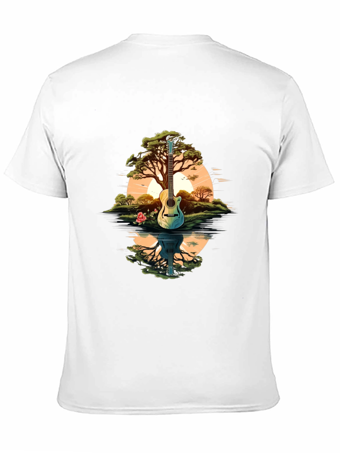 Nature Guitar Graphic Tee