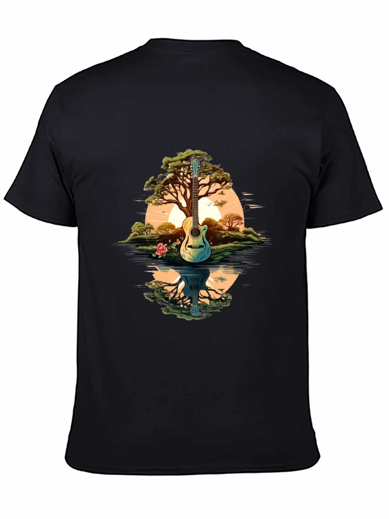 Nature Guitar Graphic Tee