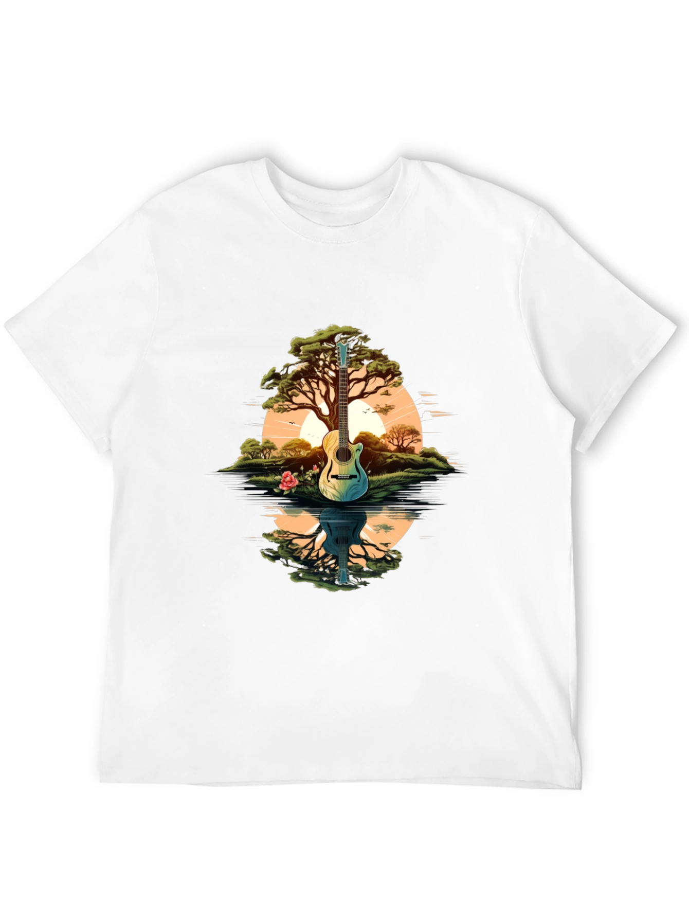 Nature Guitar Graphic Tee