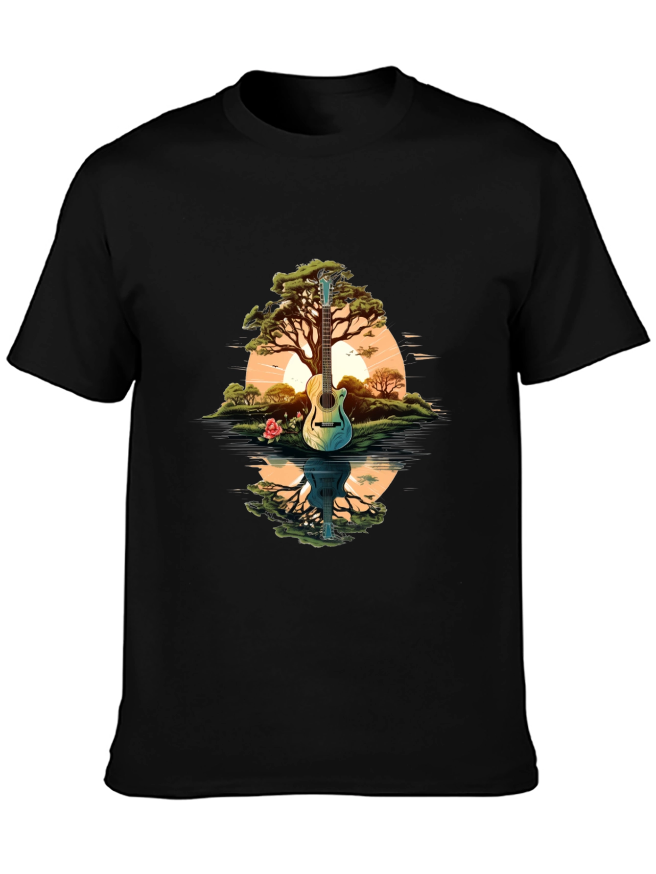 Nature Guitar Graphic Tee