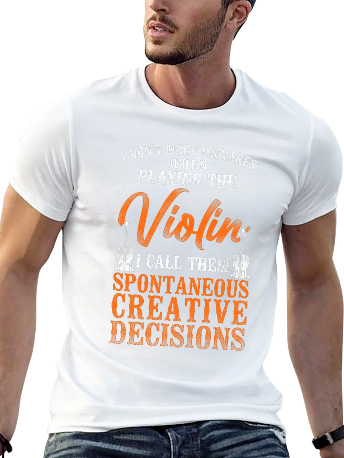 Violin Player T-Shirt: Spontaneous Creative Decisions
