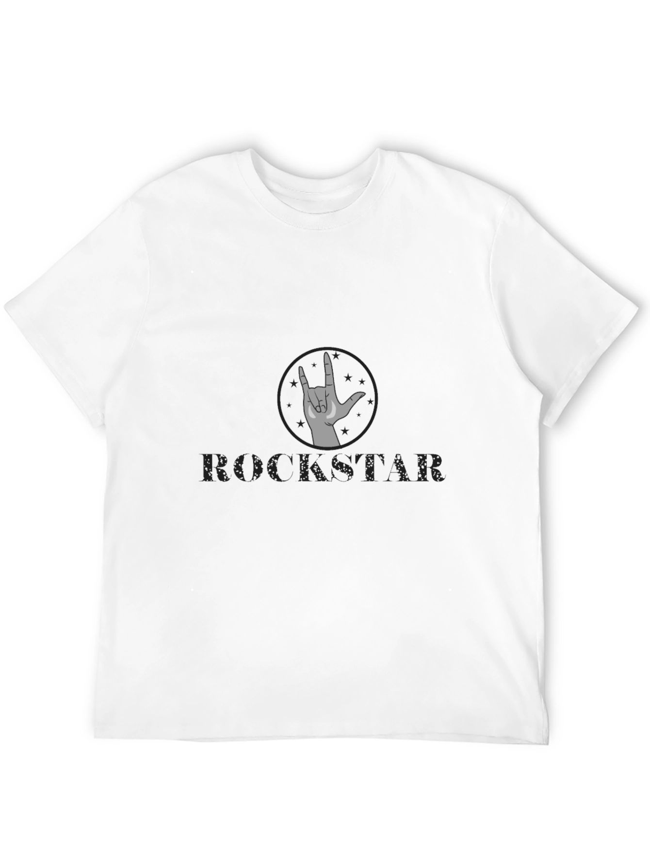 Rockstar Graphic Tee - Black Cotton Comfort