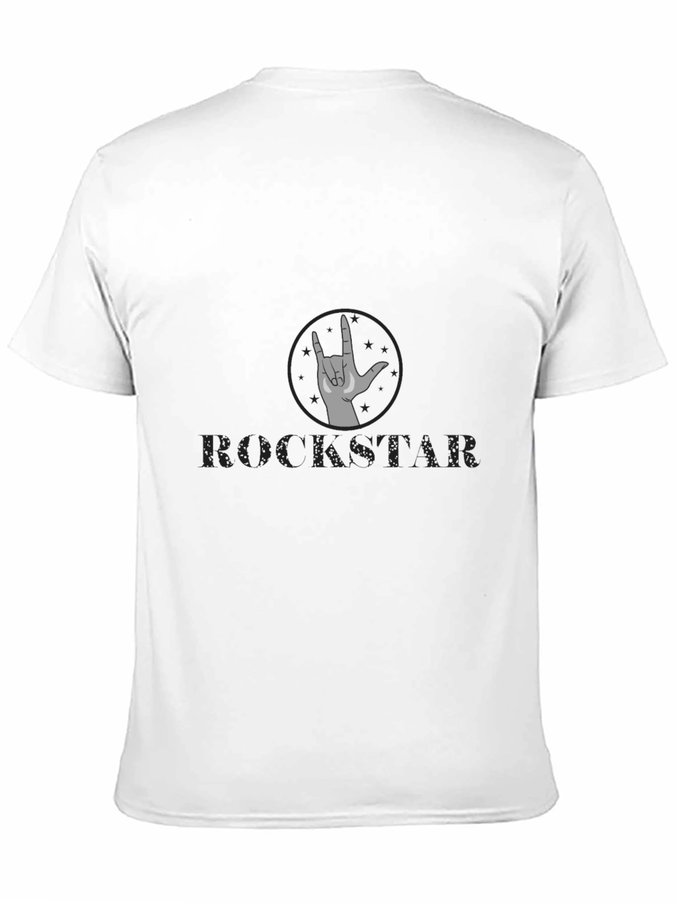 Rockstar Graphic Tee - Black Cotton Comfort