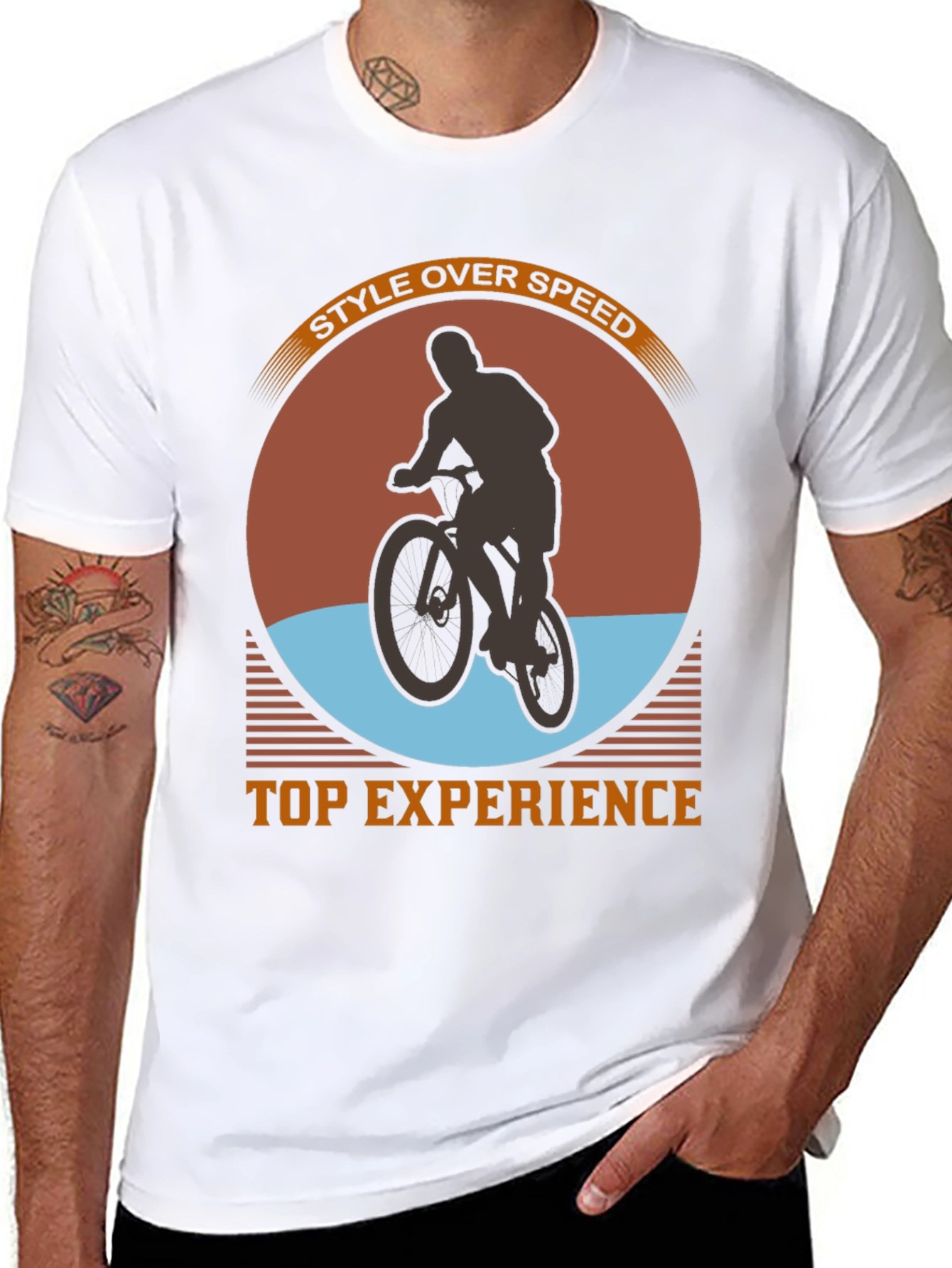 Style Over Speed Mountain Bike Graphic Tee