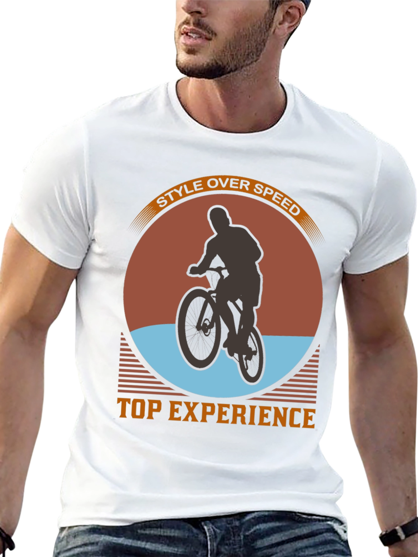 Style Over Speed Mountain Bike Graphic Tee