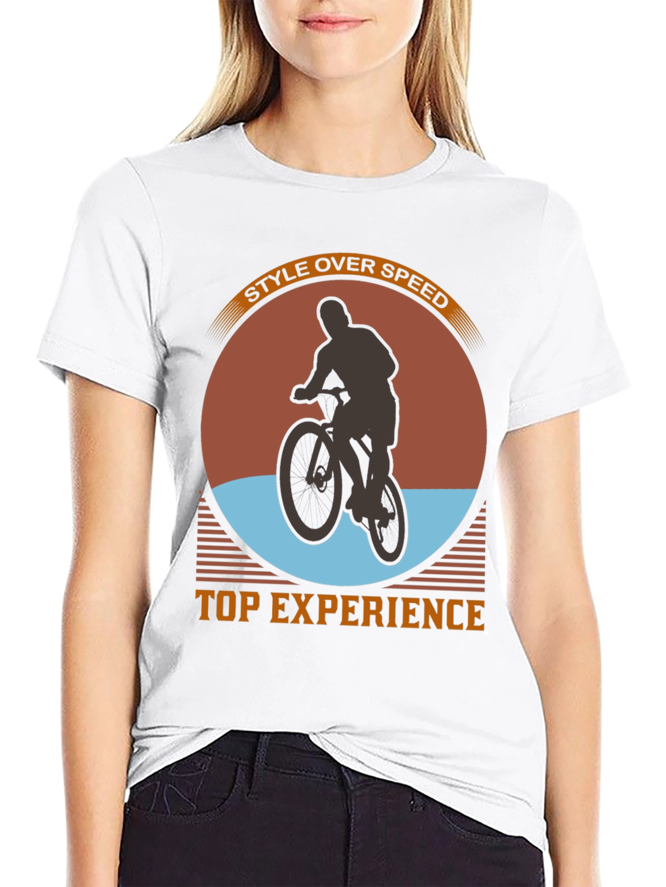 Style Over Speed Mountain Bike Graphic Tee