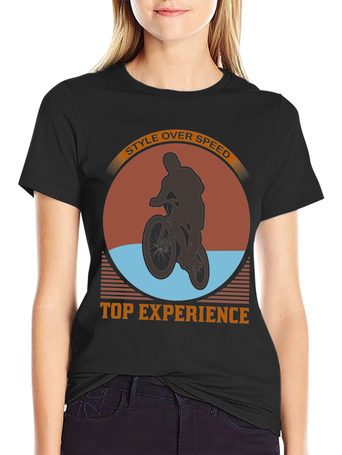 Style Over Speed Mountain Bike Graphic Tee