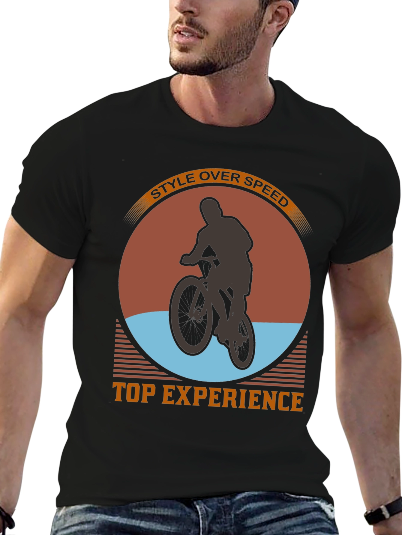 Style Over Speed Mountain Bike Graphic Tee