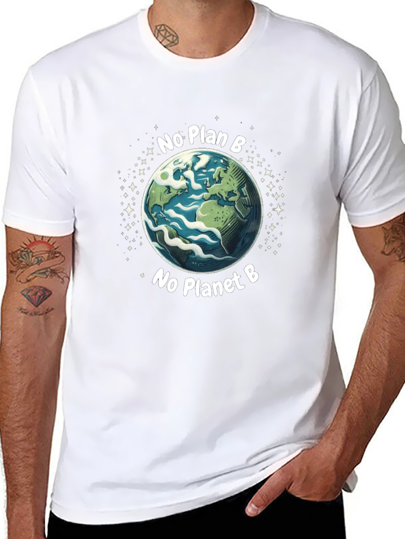 No Planet B Graphic Tee - Earth Day Shirt
