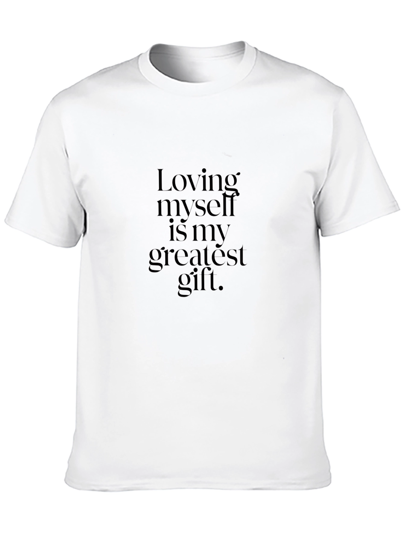 Loving Myself - Black Graphic Tee