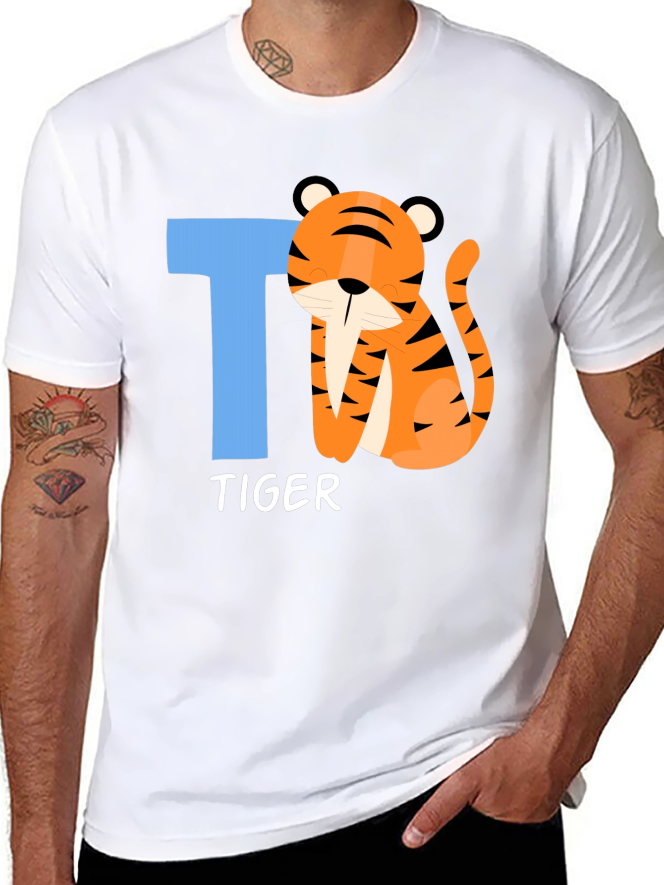 Kids T is for Tiger Graphic Tee