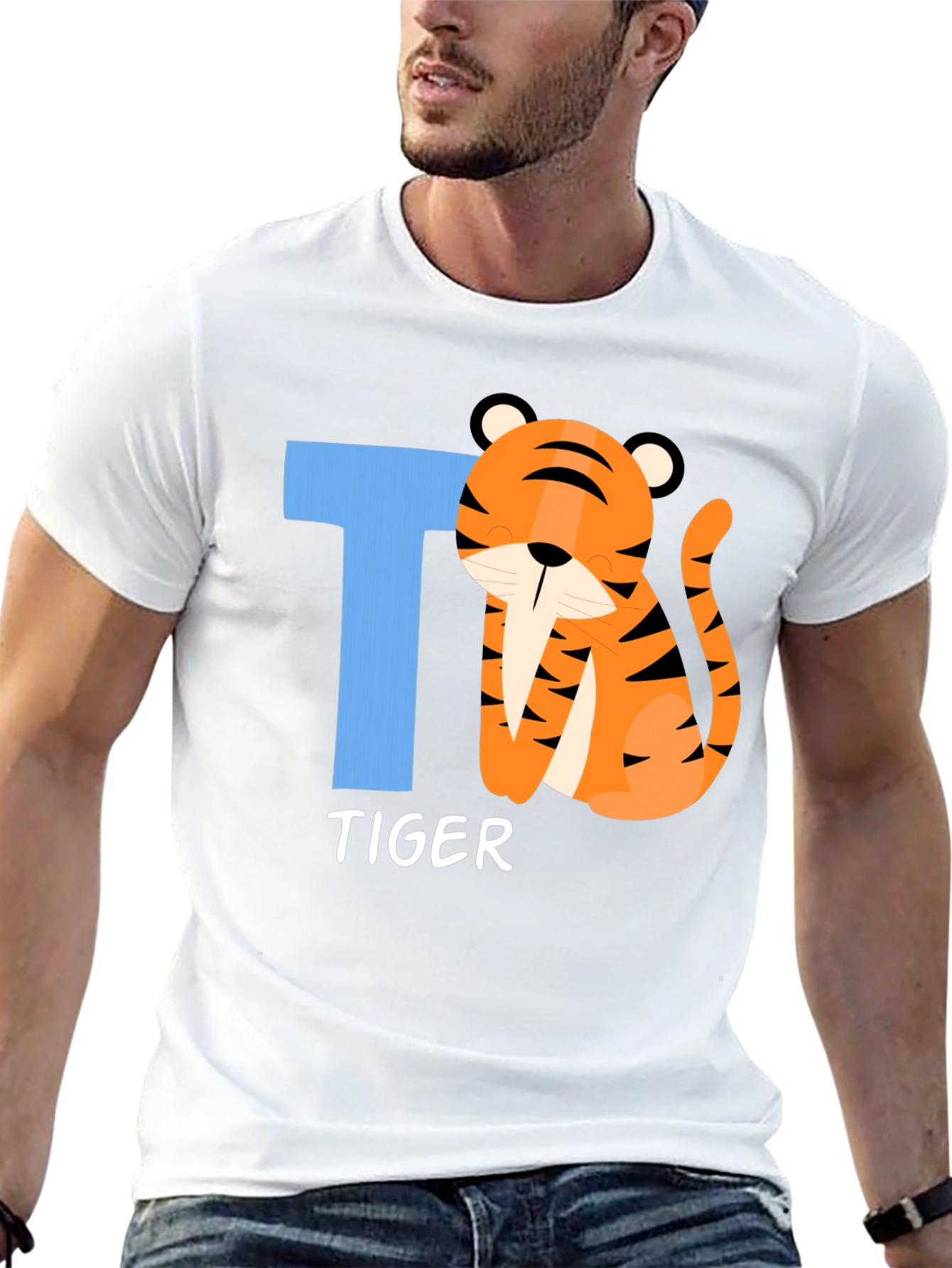 Kids T is for Tiger Graphic Tee