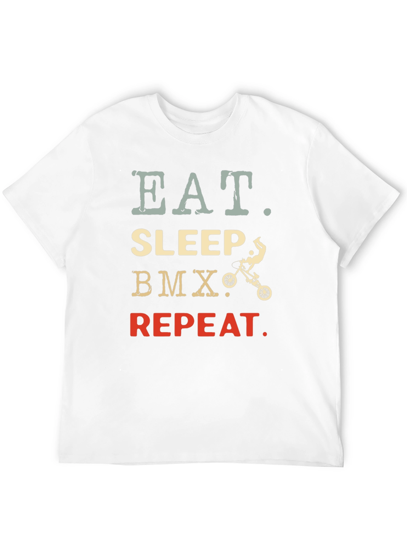 Eat Sleep BMX Repeat Graphic Tee