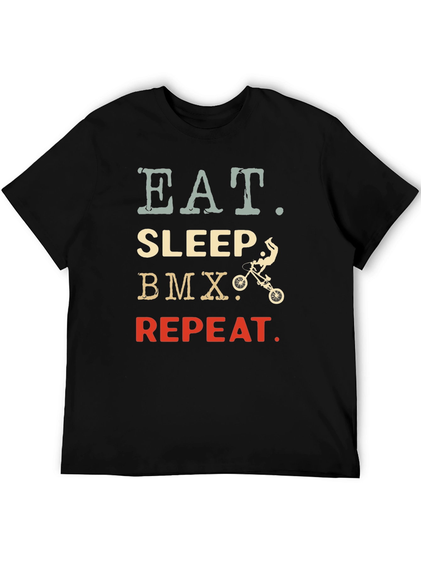 Eat Sleep BMX Repeat Graphic Tee