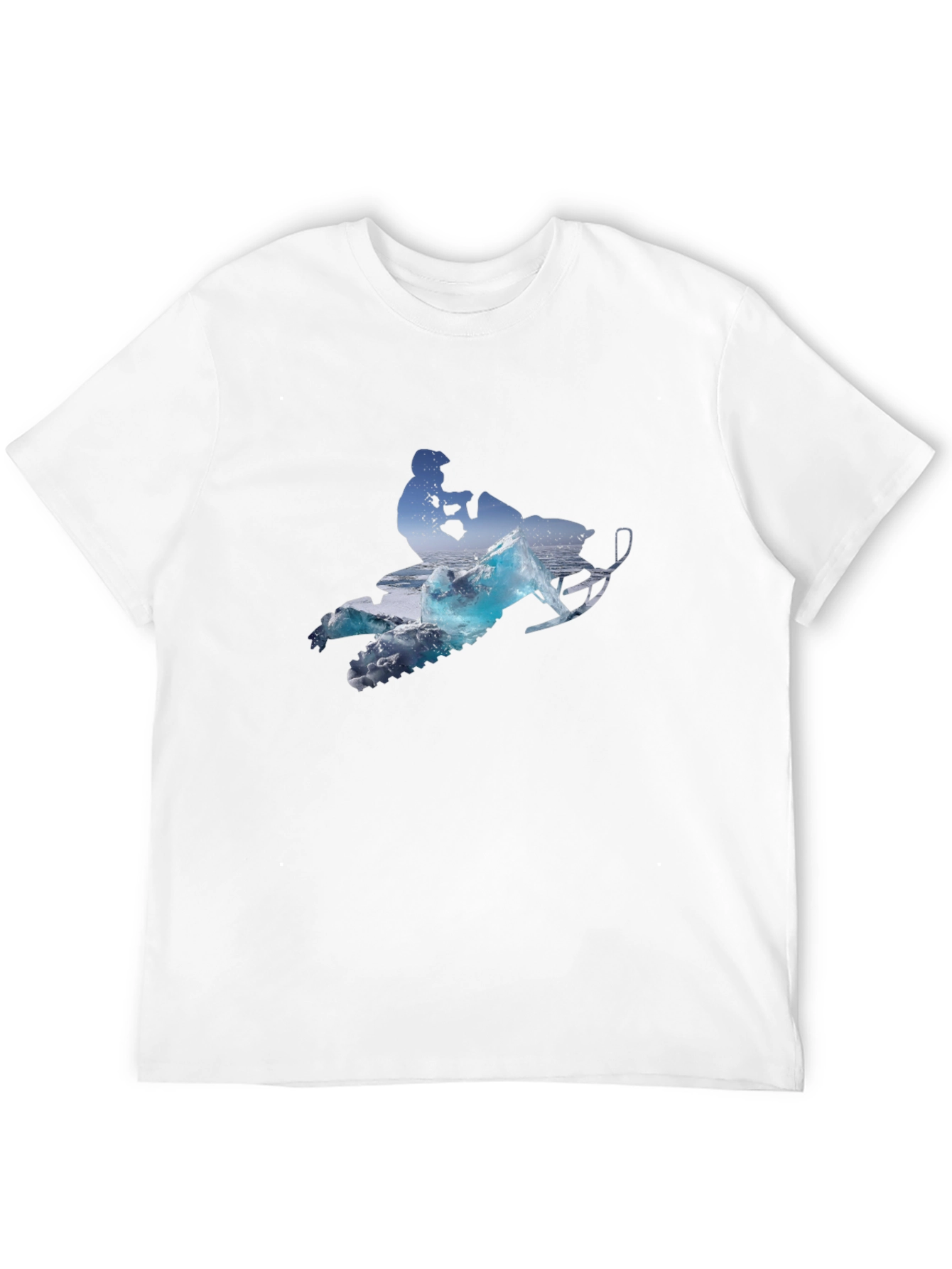 Snowmobile Graphic Tee - Ride the Winter Waves