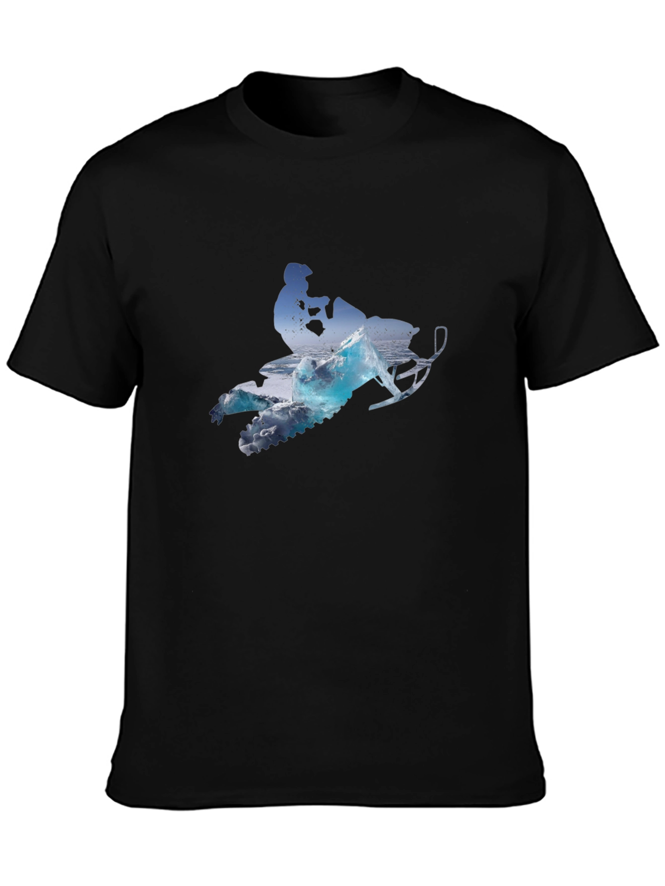 Snowmobile Graphic Tee - Ride the Winter Waves