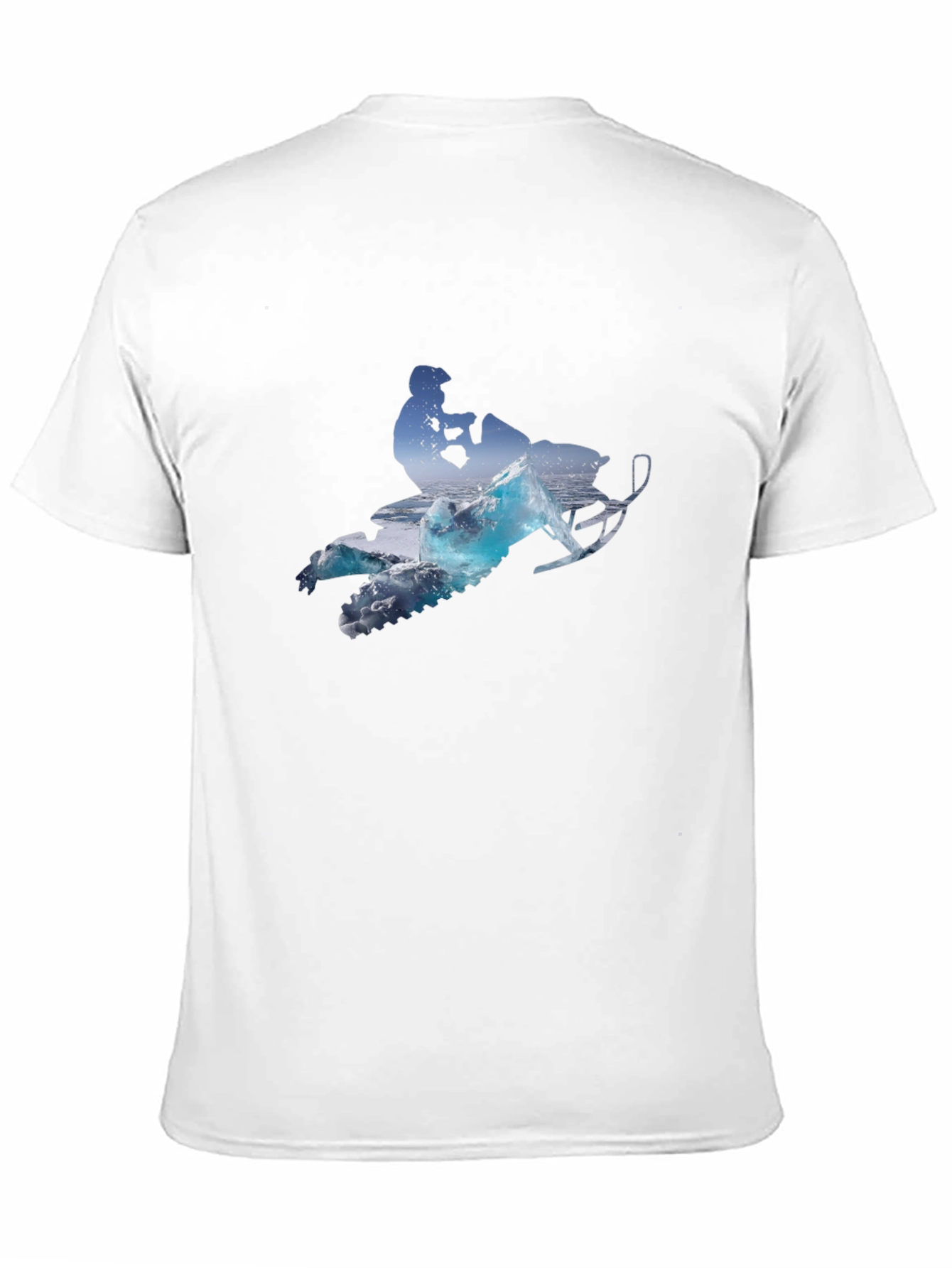 Snowmobile Graphic Tee - Ride the Winter Waves