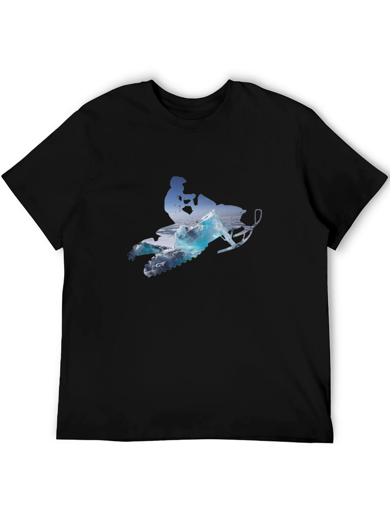 Snowmobile Graphic Tee - Ride the Winter Waves
