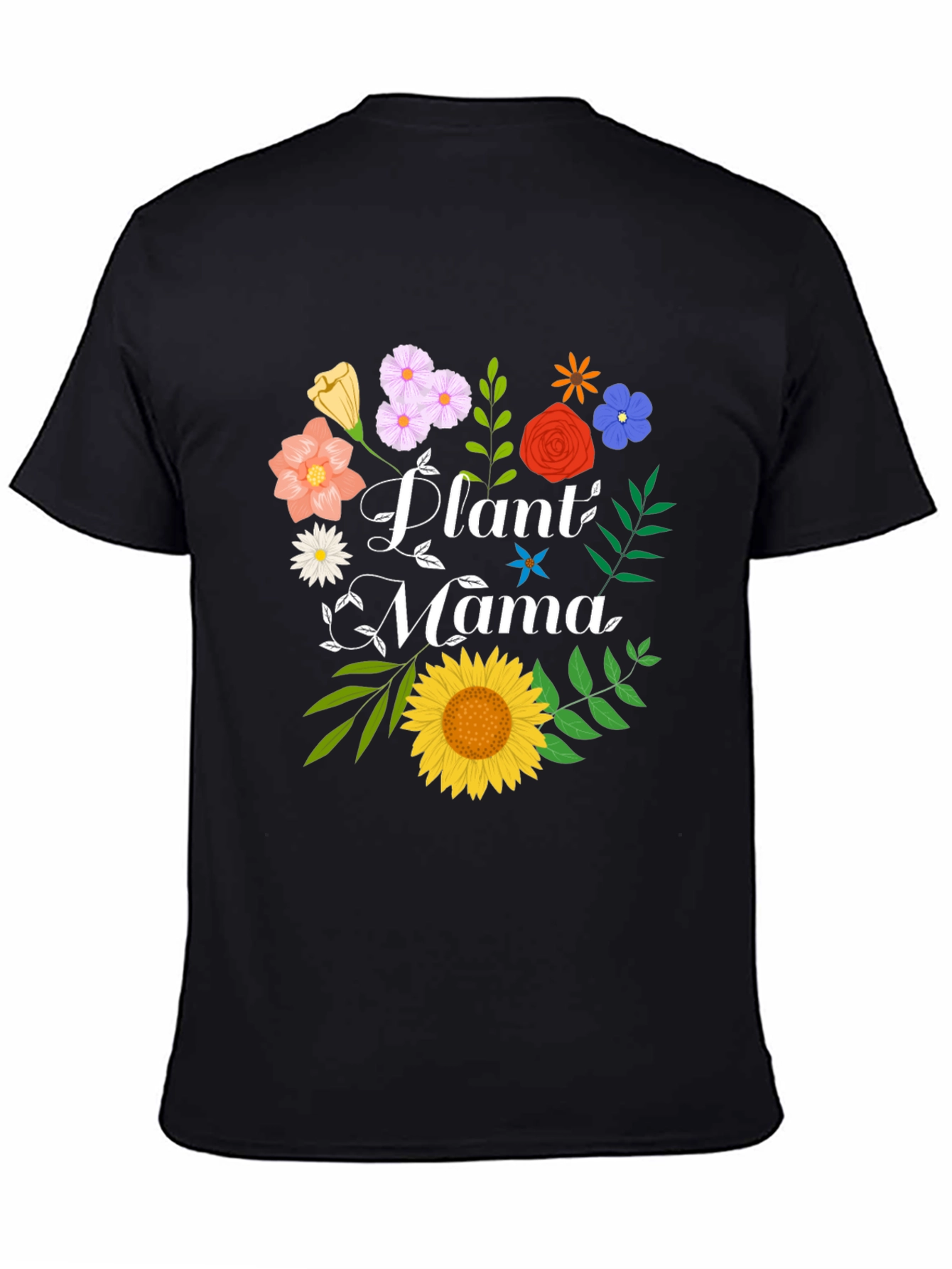 Plant Mama Graphic Tee - Floral Design