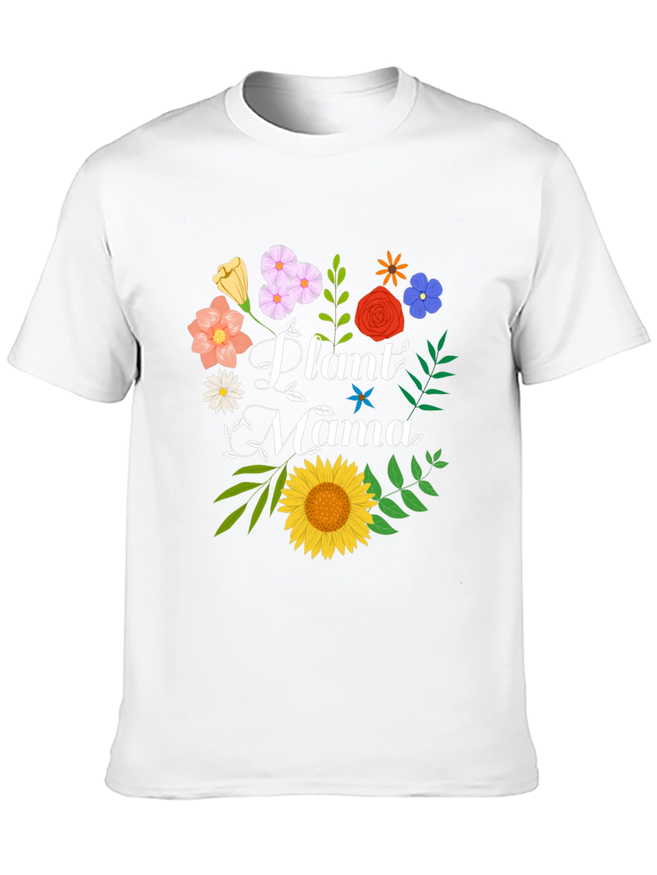 Plant Mama Graphic Tee - Floral Design