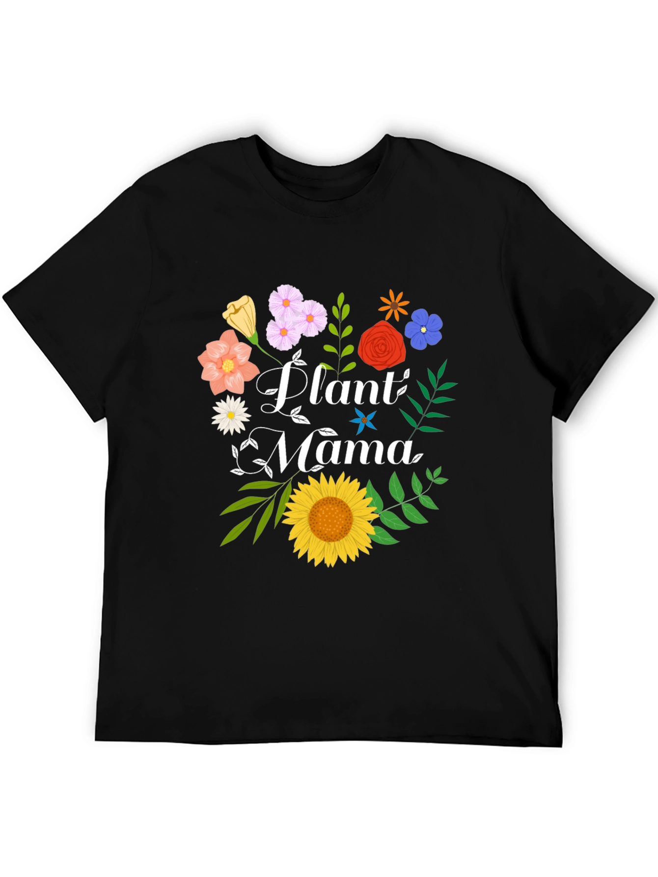 Plant Mama Graphic Tee - Floral Design