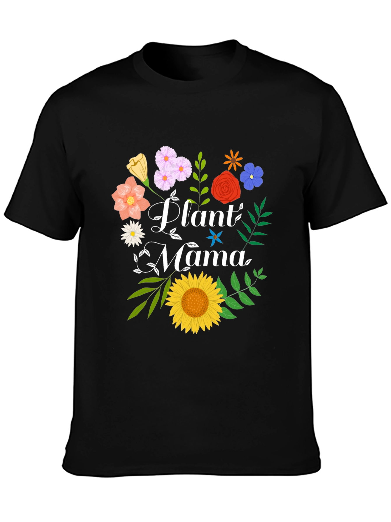 Plant Mama Graphic Tee - Floral Design