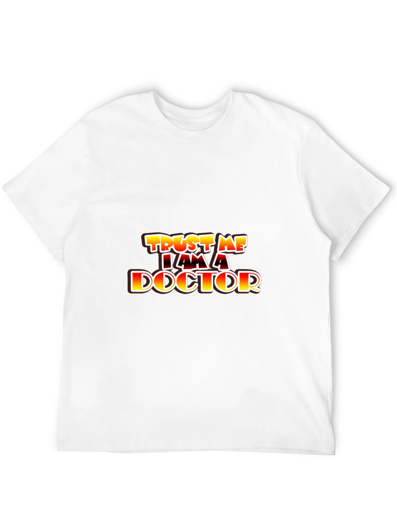 Trust Me Im A Doctor Black T-Shirt