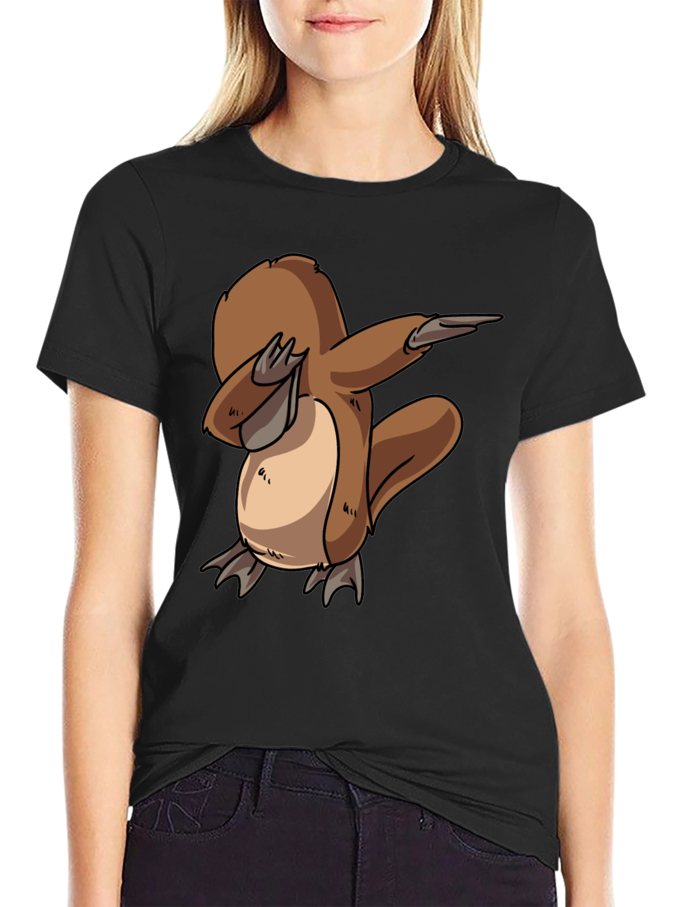 Dabbing Platypus Graphic Tee - Unisex