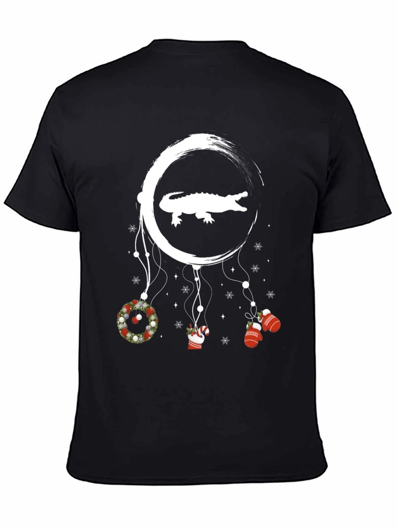 Christmas Alligator Dreamcatcher T-Shirt