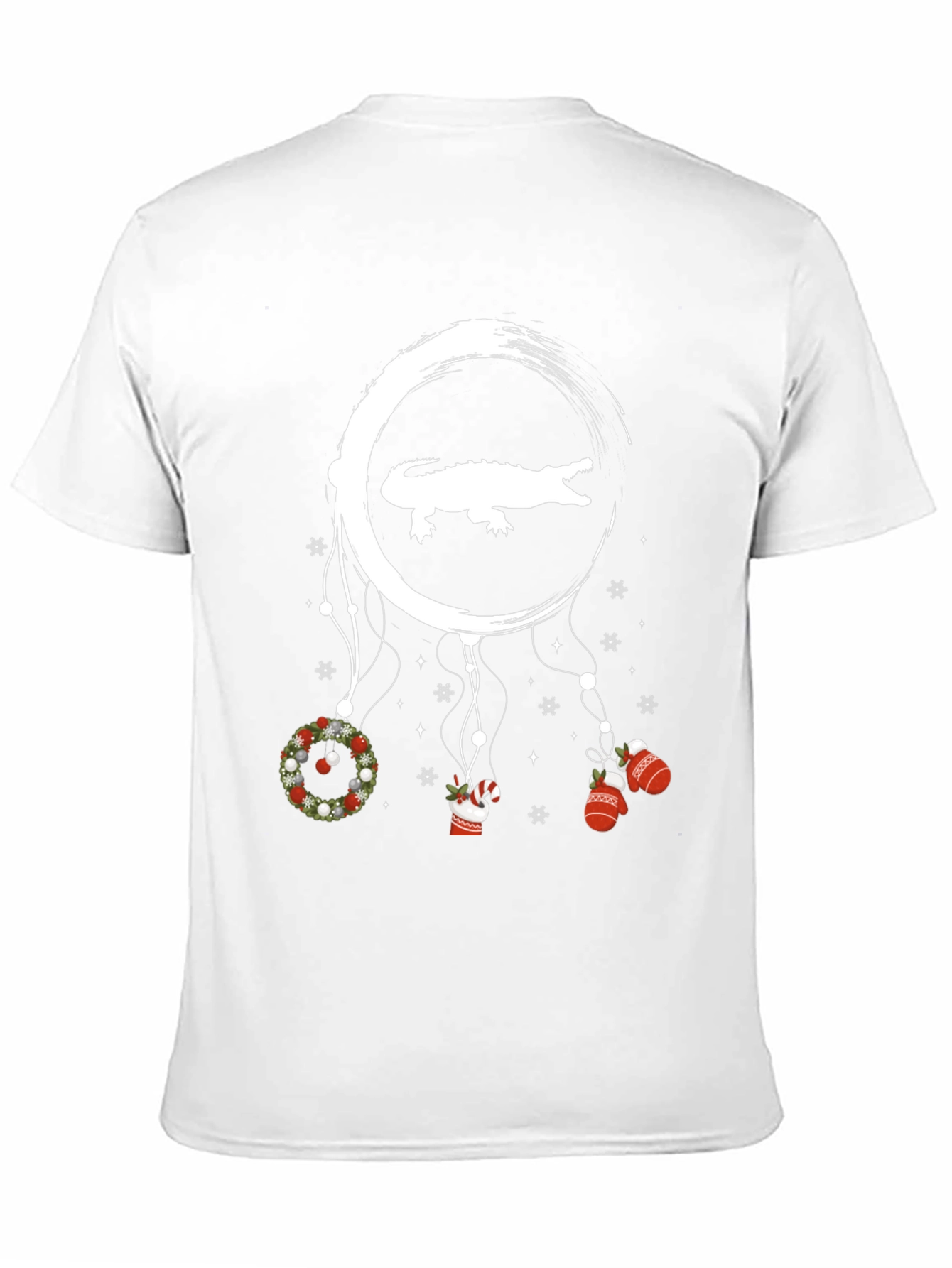 Christmas Alligator Dreamcatcher T-Shirt
