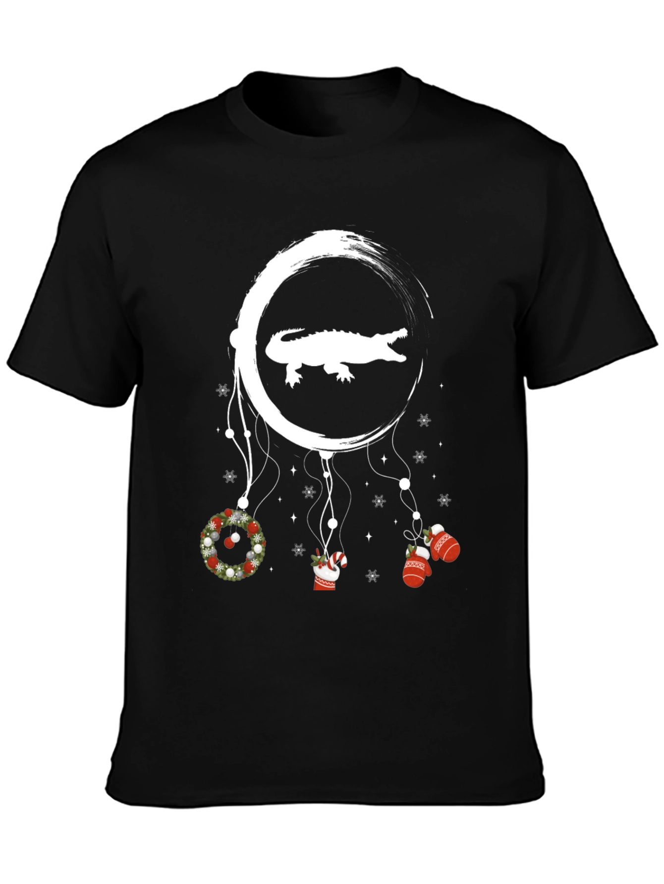 Christmas Alligator Dreamcatcher T-Shirt