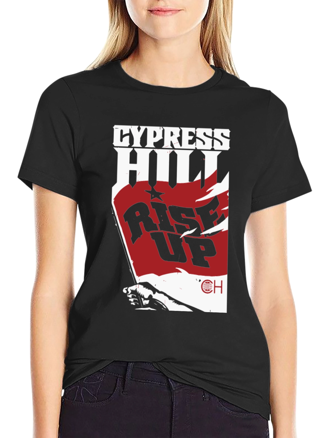 Cypress Hill Rise Up Black T-Shirt