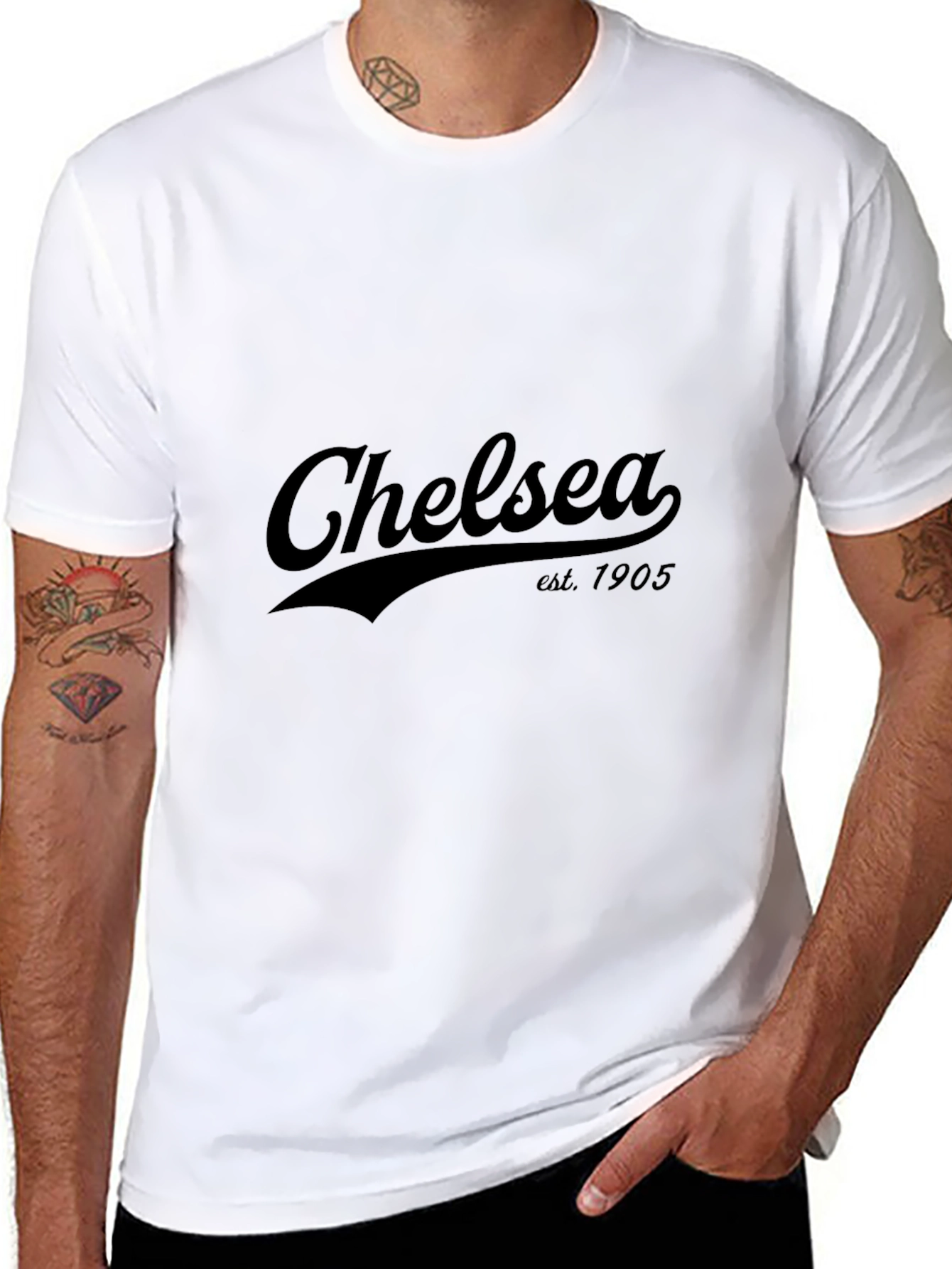 Chelsea EST. 1905 Black T-Shirt