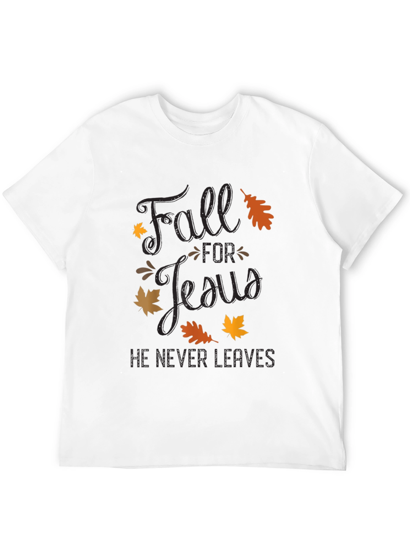 Fall for Jesus T-Shirt - Christian Autumn Apparel