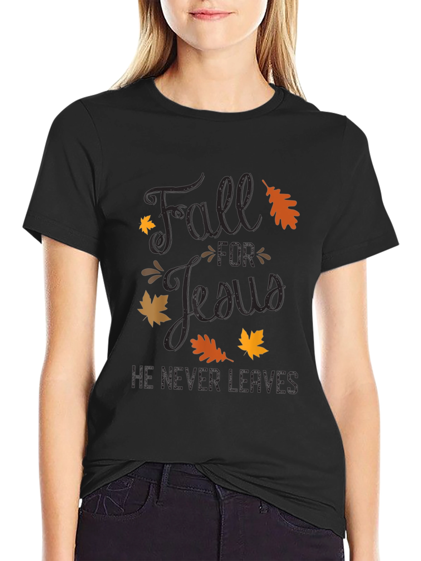 Fall for Jesus T-Shirt - Christian Autumn Apparel