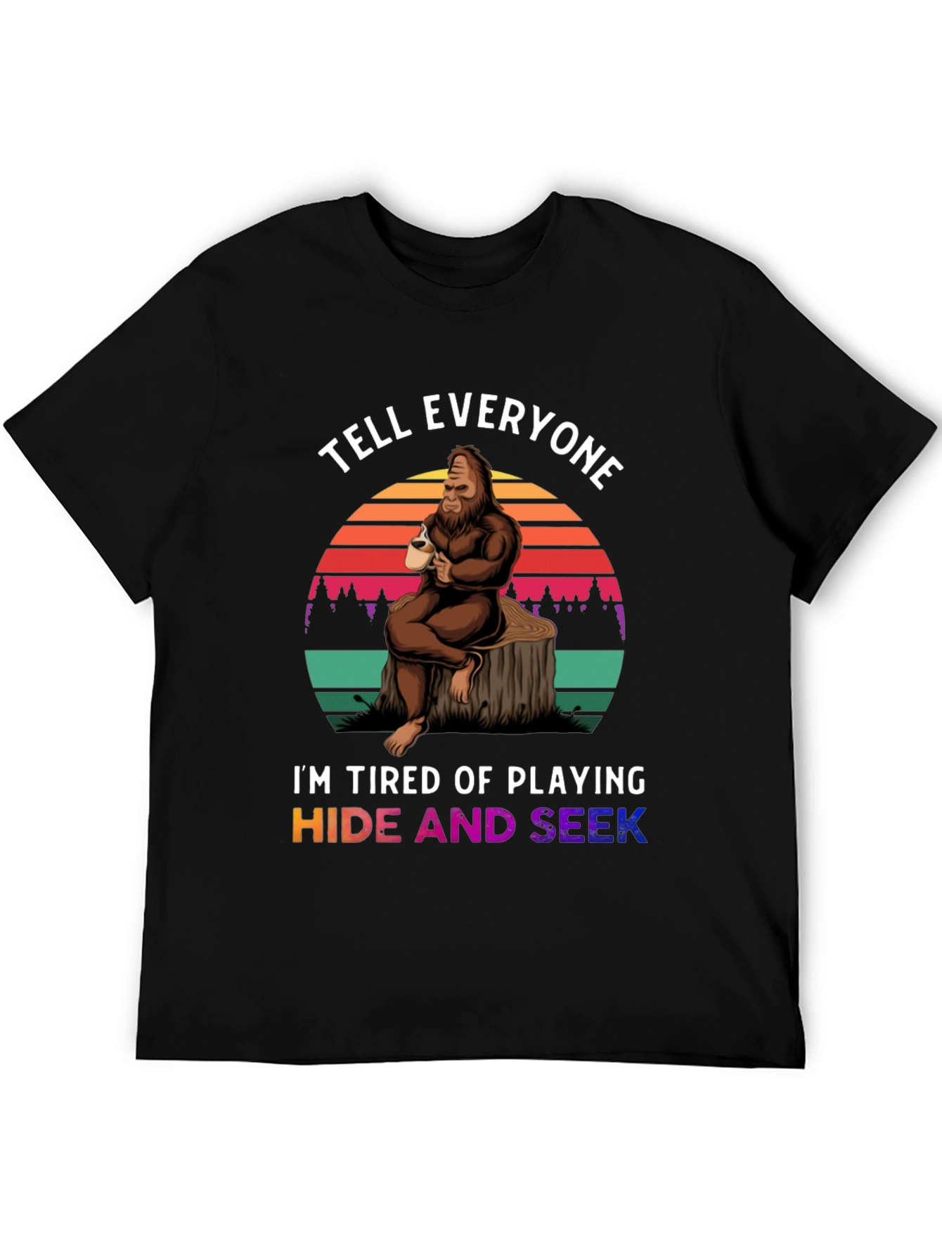 Hide & Seek Bigfoot Graphic Tee