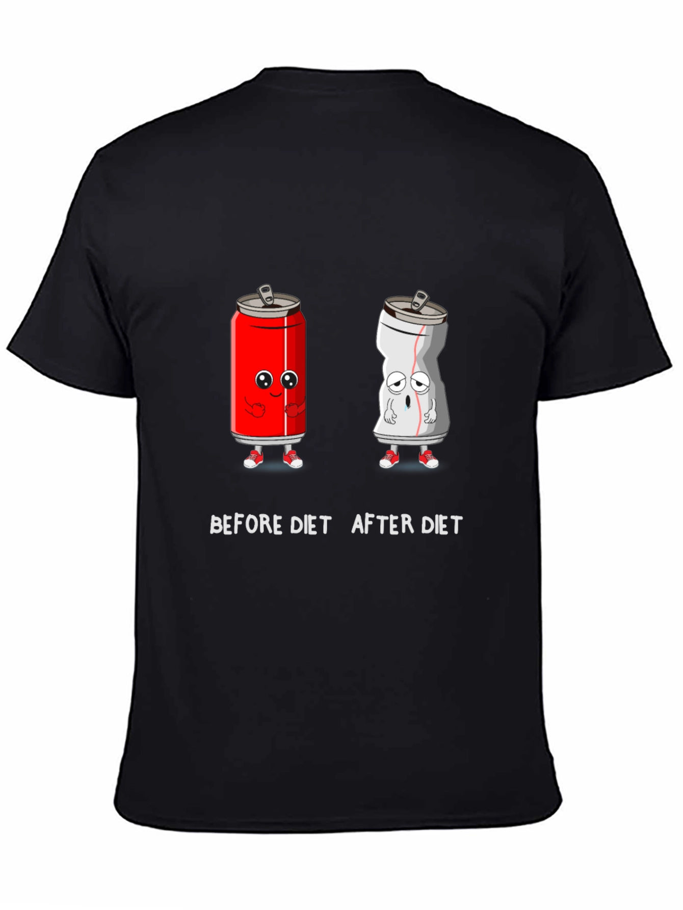 Before & After Diet Soda Humor Tee