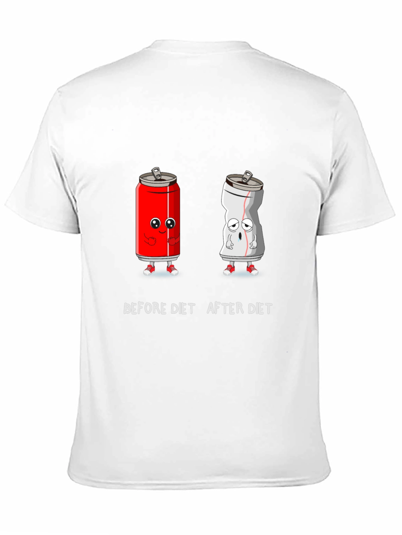 Before & After Diet Soda Humor Tee