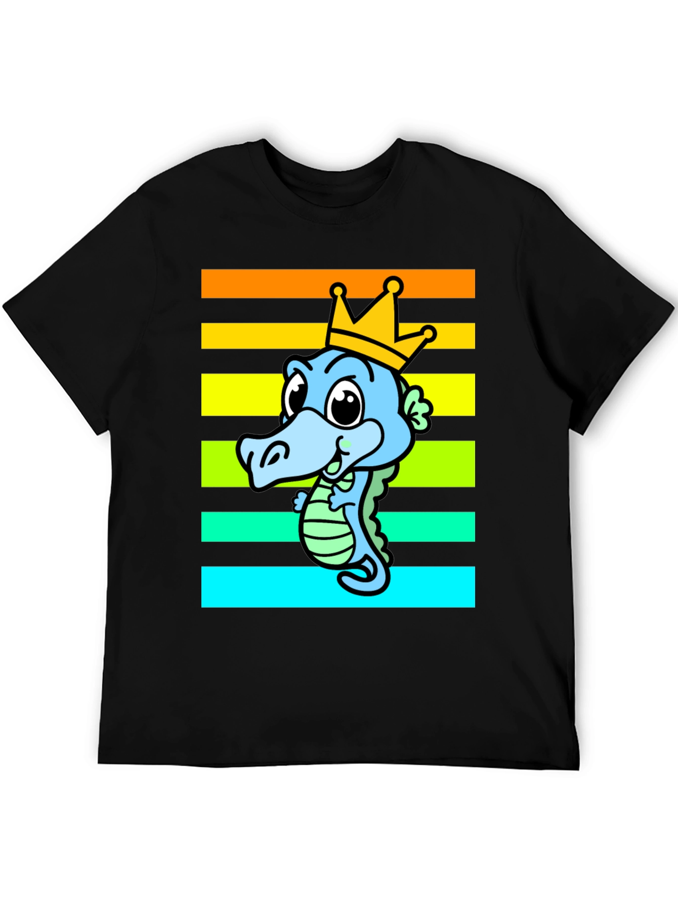 Cartoon Crocodile King T-Shirt