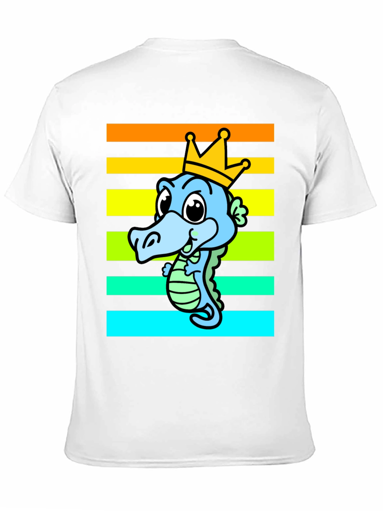 Cartoon Crocodile King T-Shirt