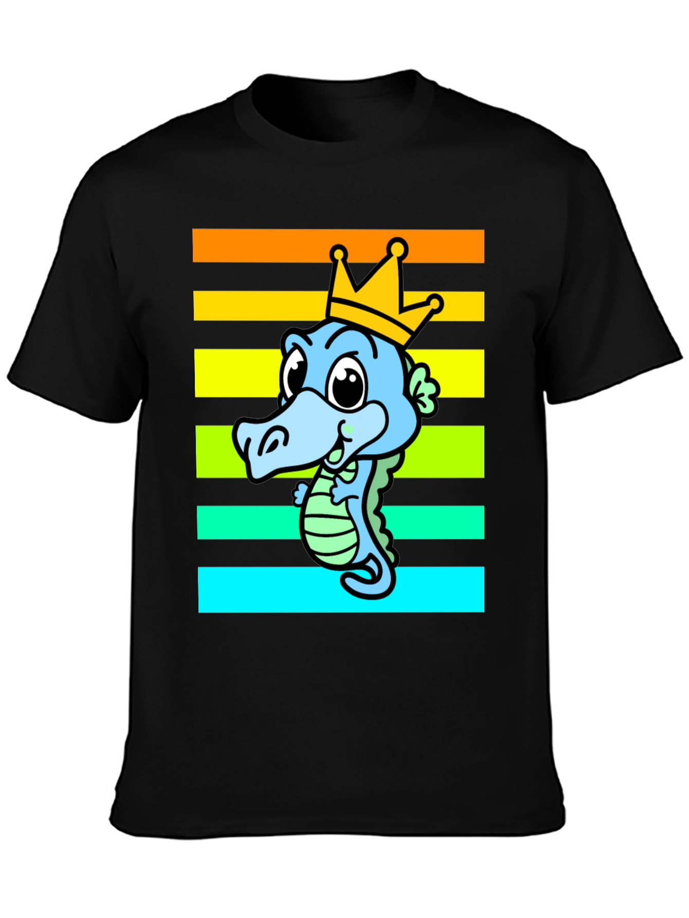 Cartoon Crocodile King T-Shirt
