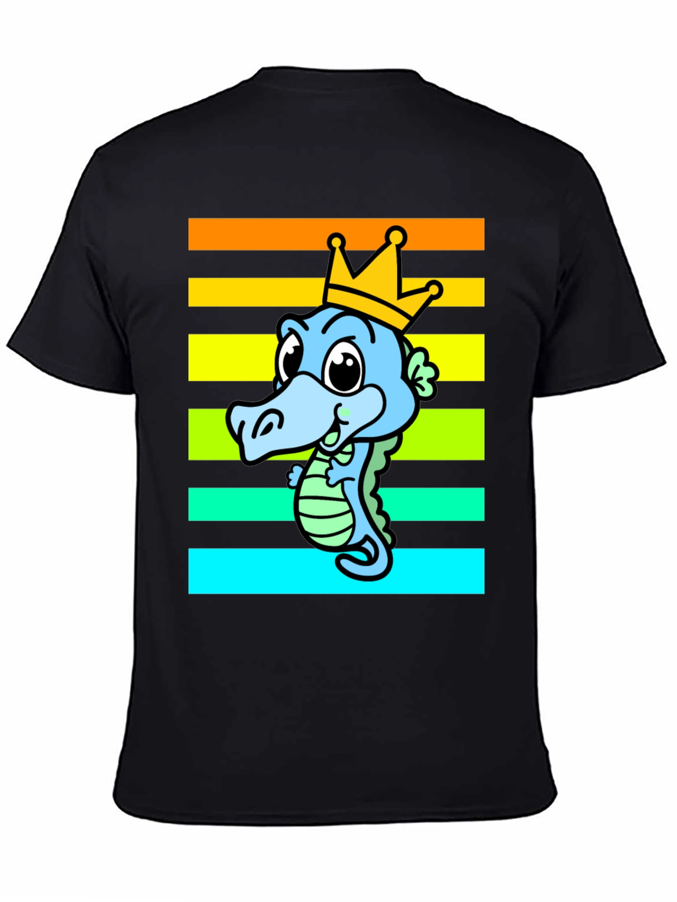 Cartoon Crocodile King T-Shirt