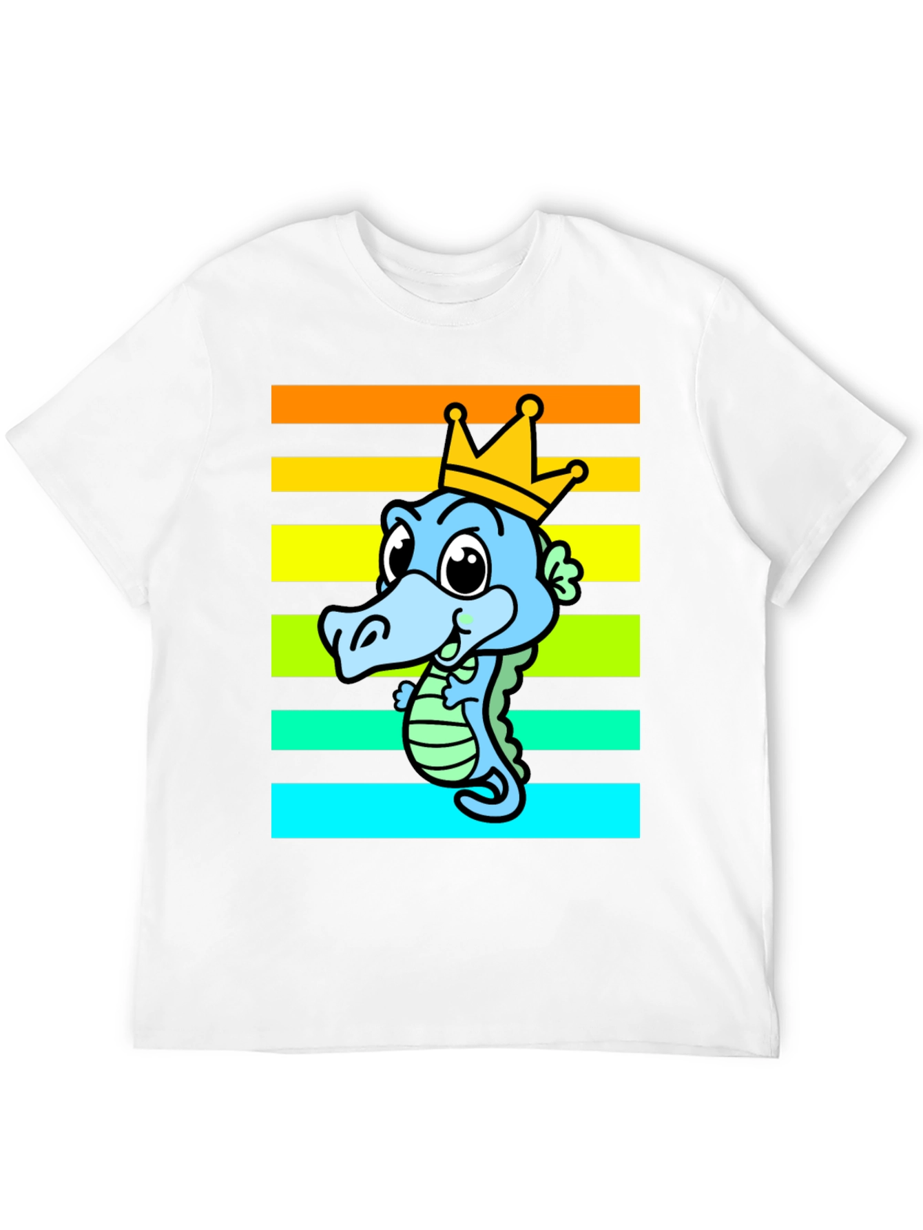 Cartoon Crocodile King T-Shirt