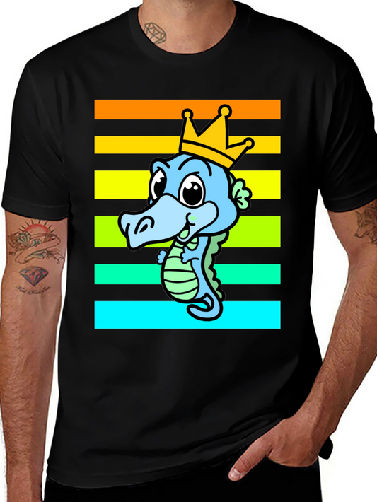 Cartoon Crocodile King T-Shirt
